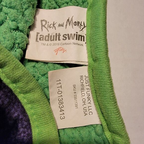 Adult Swim Rick And Morty Throw 4'10" X 3'5" - Picture 4 of 5